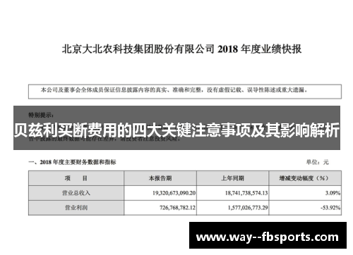 贝兹利买断费用的四大关键注意事项及其影响解析 贝兹利买断费用的四大关键注意事项及其影响解析
